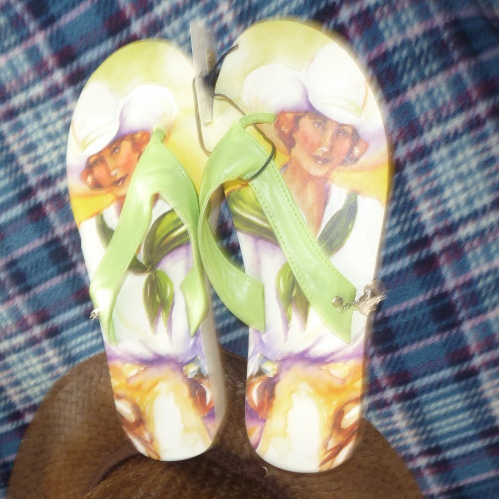 Sale - Versatile, Comfortable & Stylish Women"s Thong Sandal Cowgirl Flip Flops… - Picture 3 of 14